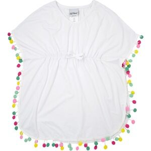 Flap Happy || UPF 50+ Kaia Beach Swim Cover-Up, White